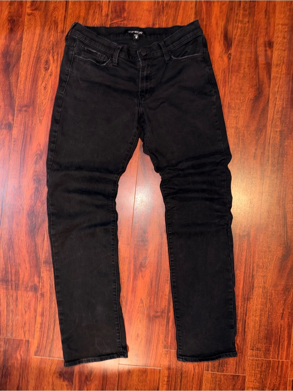Lucky Brand Mid Rise Straight Black Womens Jeans